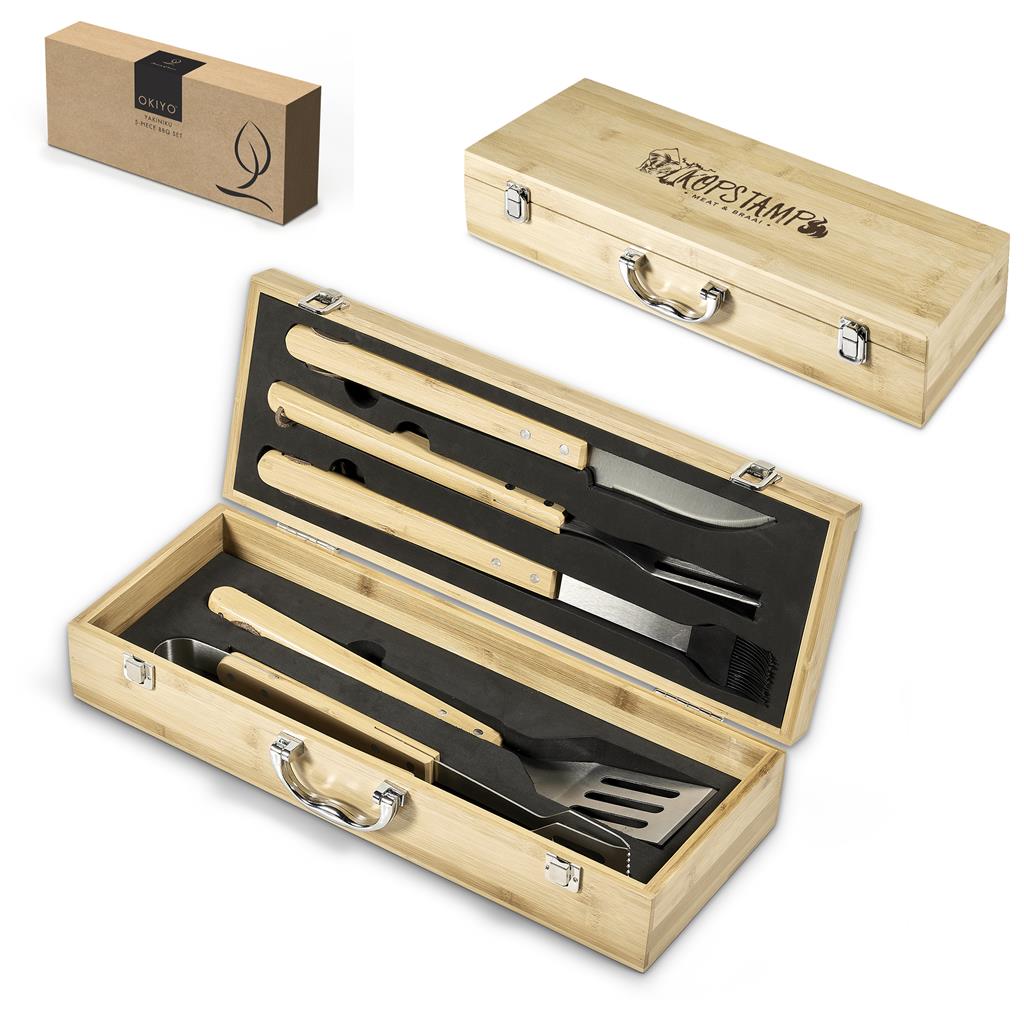 Yakiniku Bamboo 5-Piece Braai Set - Image 6a0c49f615cb38af415f5649