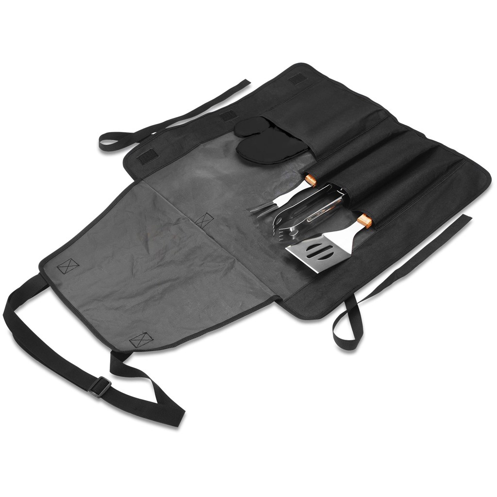 Griller 4-Piece Braai Apron Set - Image 6a0c557415cb38af415f57c1