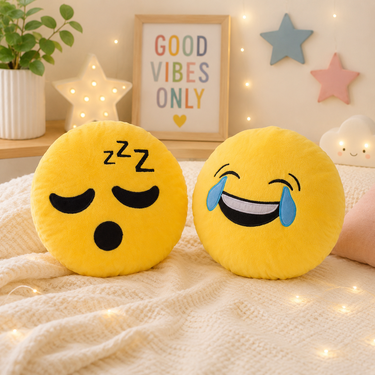 Emoji 40cm Cushion