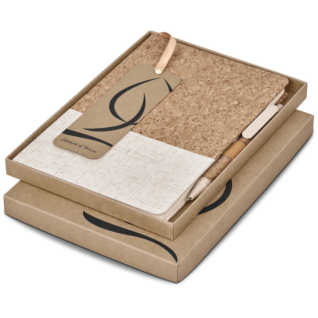 Cardon Cork Notebook & Pen Set - Image 6a0dc7c915cb38af415f60f1