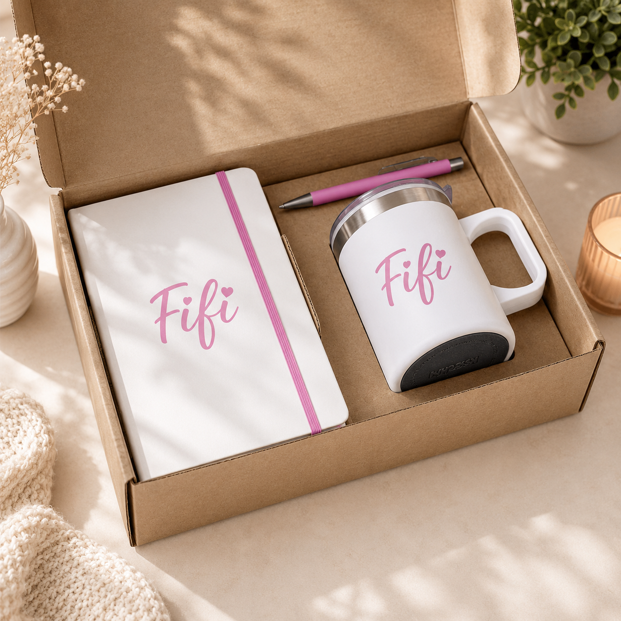 Wisteria Kraft Gift Set