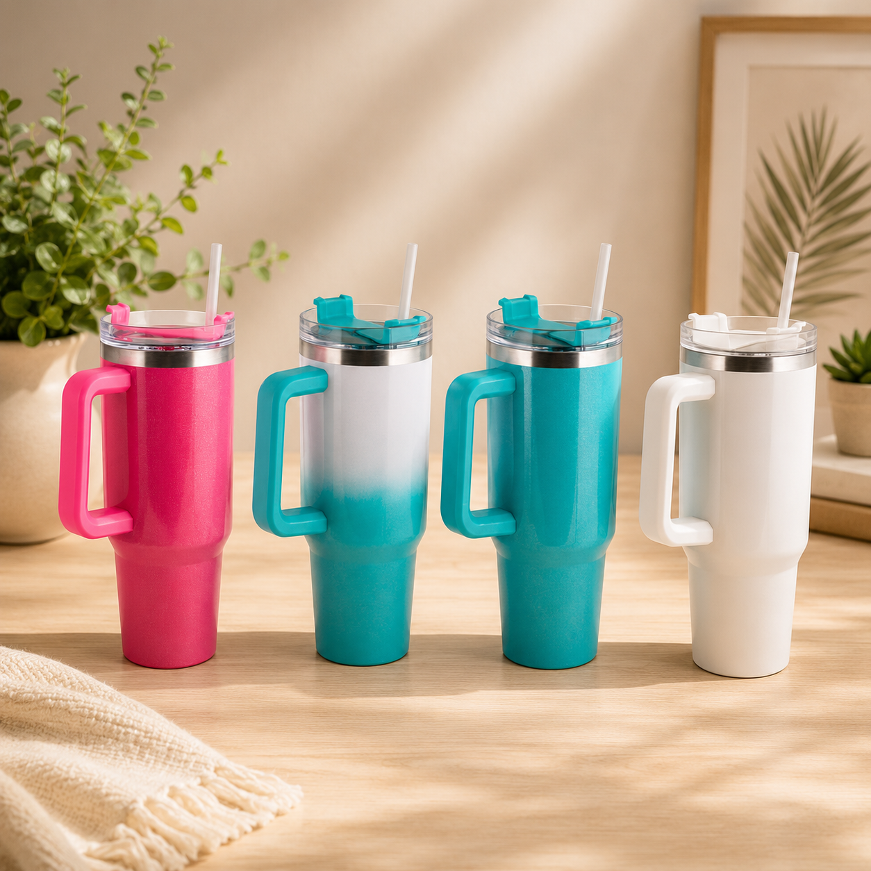 1200ml Glitter Travel Mug
