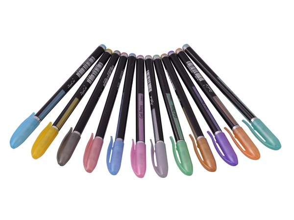 Metallic 12-Piece Gel Pens  - Image 6a0ec90515cb38af415f65ce