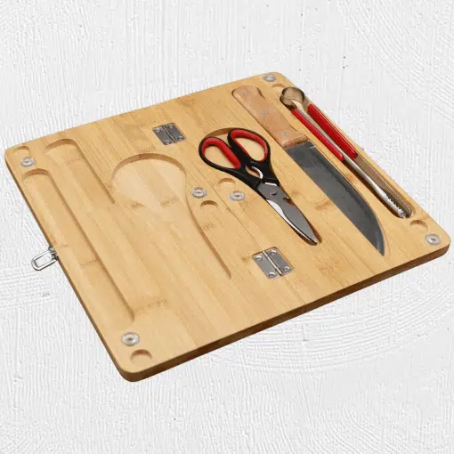 Bamboo BBQ Set - Image 6a101de515cb38af415f6a73