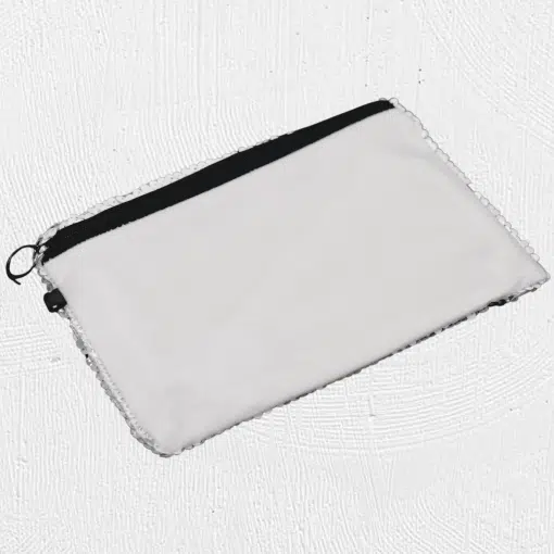 Sequin Makeup Bag Silver - Image 6a1022f315cb38af415f6b31