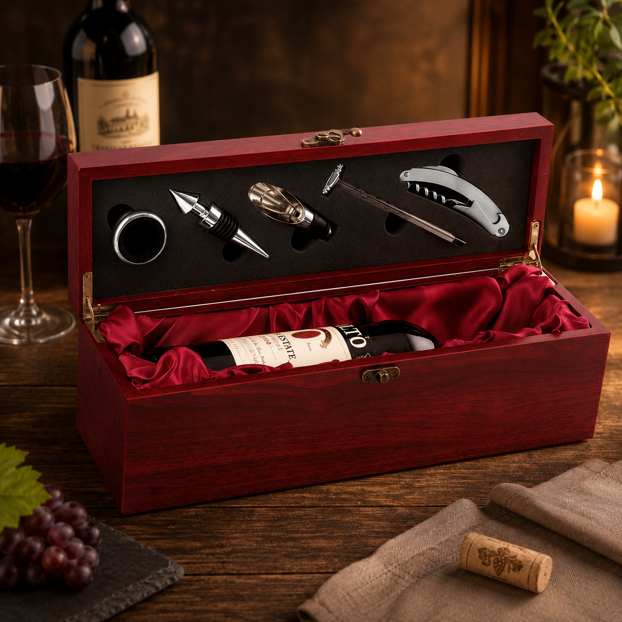 Wine Bottle Bar Set
