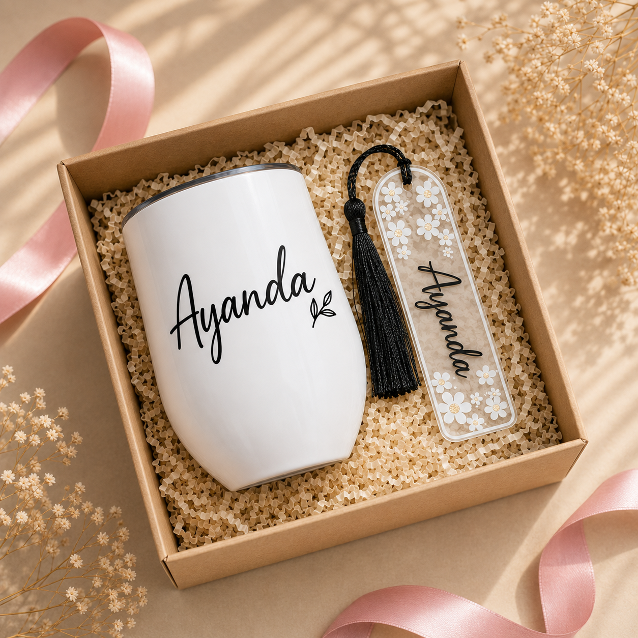 Wine Tumbler and Bookmark Giftset - Image 6a10361315cb38af415f6cf5