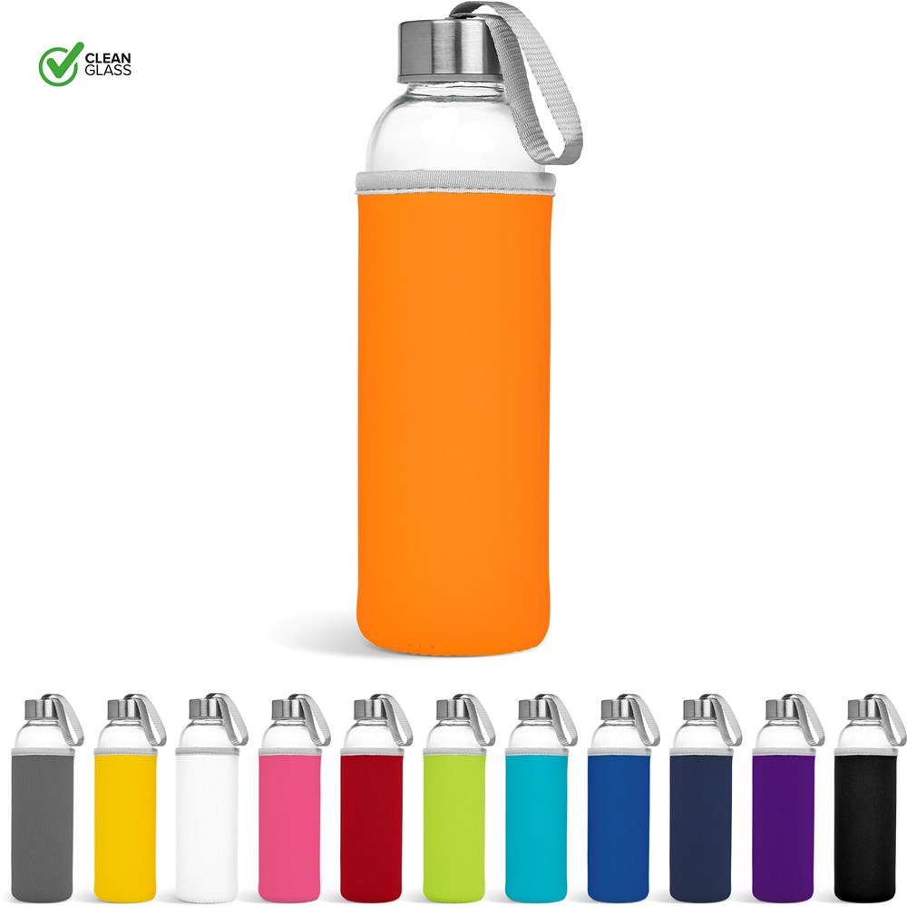 Neo Glass Water Bottle - 500ml - Image 6a104c5515cb38af415f6f0b