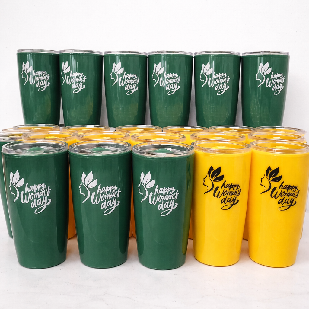 Daytona Plastic 2-in-1 Double-Wall Tumbler & Straw - 600ml - Image 6a156ab315cb38af415f711d
