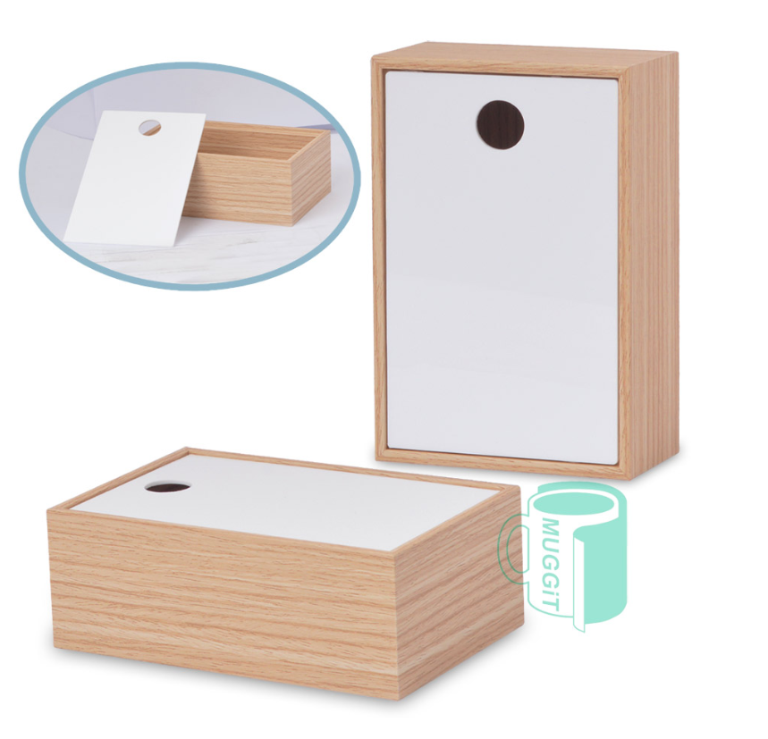 Rectangle Wood Trinket Box - Image 6a15904415cb38af415f7286