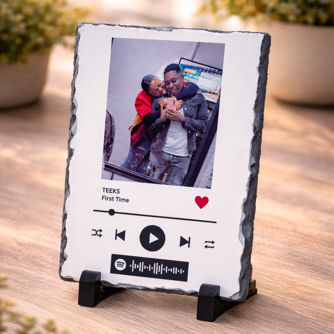 Spotify Song Frame Stone