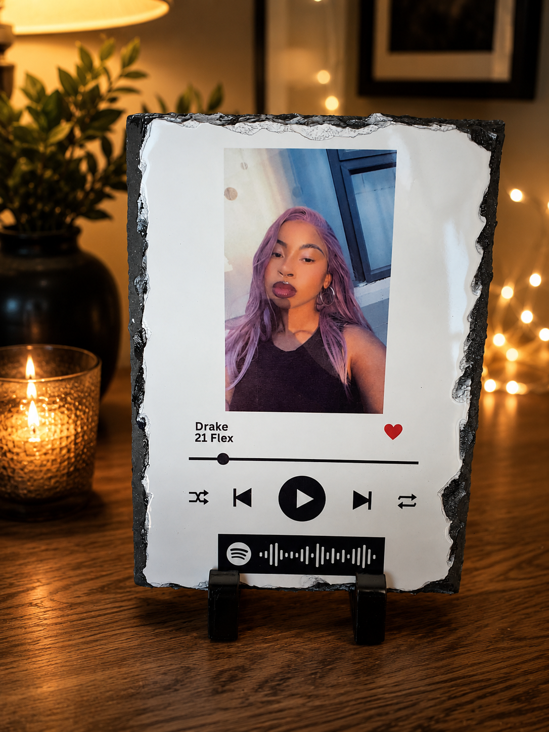Spotify Song Frame Stone - Image 6a17f7dd15cb38af415f7360