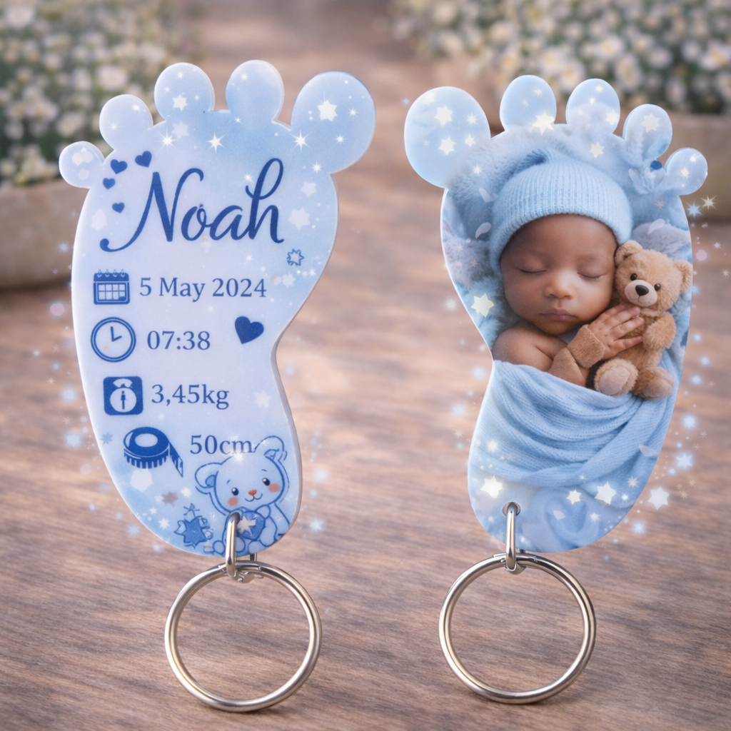 Baby Feet Keyring - Image 6a1d82d5046c3dbb33a369bd