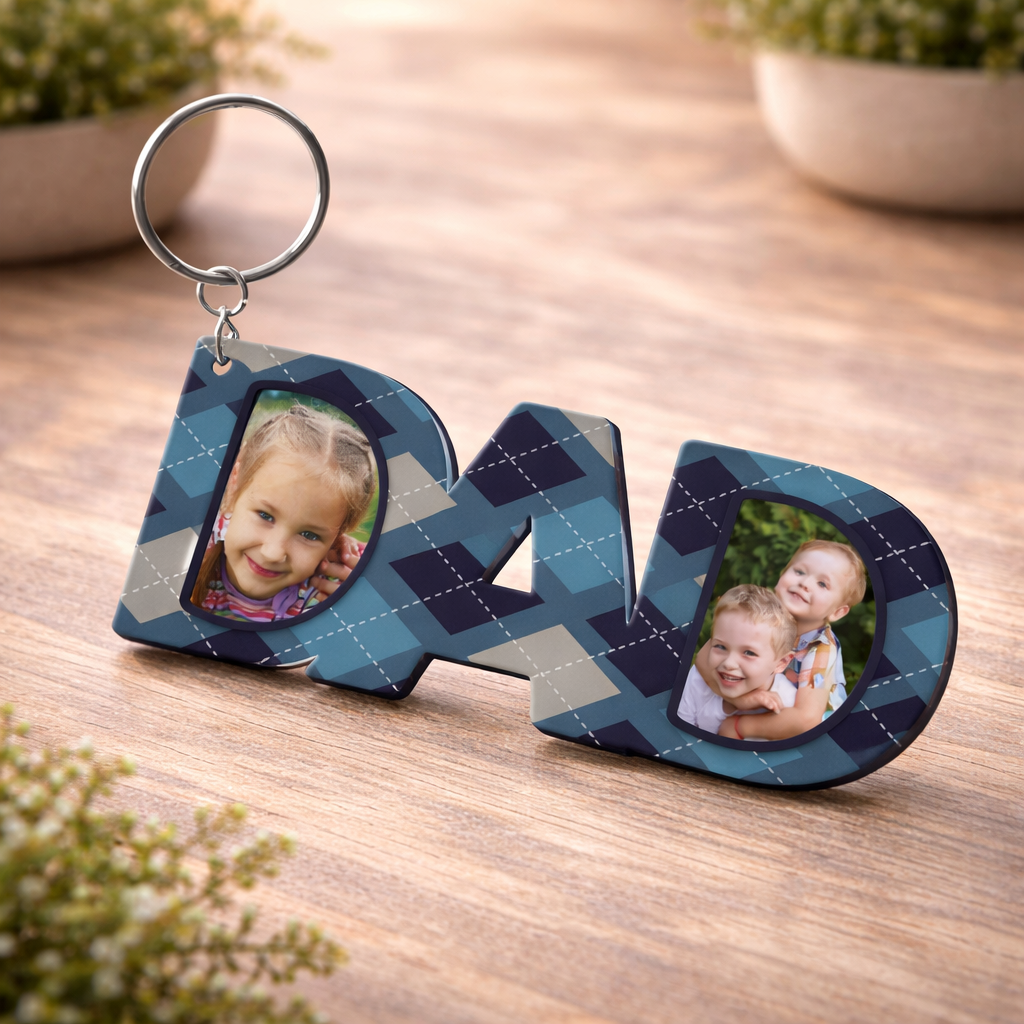 Dad Keyring