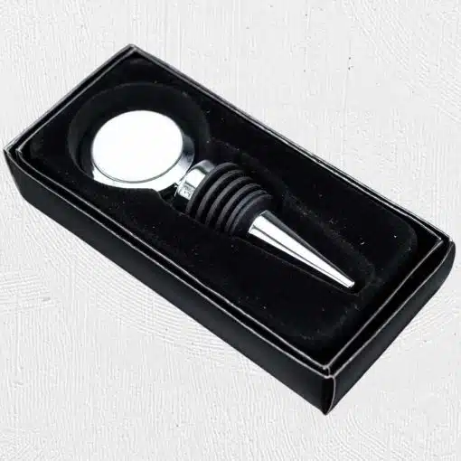 Metal wine stopper - Image 6a1fe37f046c3dbb33a36b26