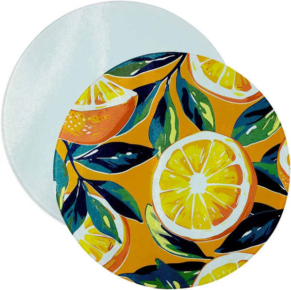 Round Textured Glass Cutting Board - Image 6a3ceefa6cfff9781fc48f94