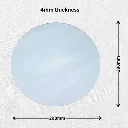 Round Textured Glass Cutting Board - Image 6a3cef016cfff9781fc48f97