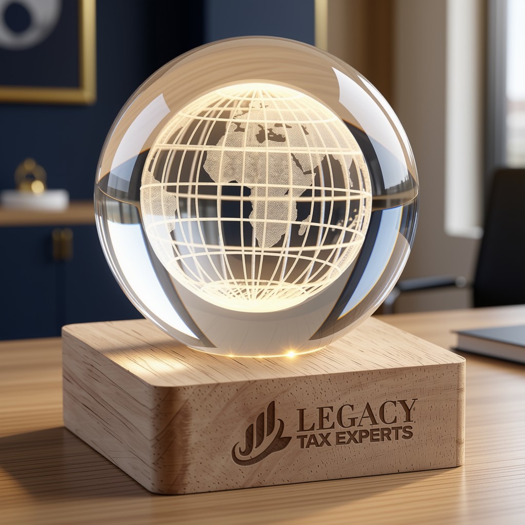 Blaze Light-Up Globe Award