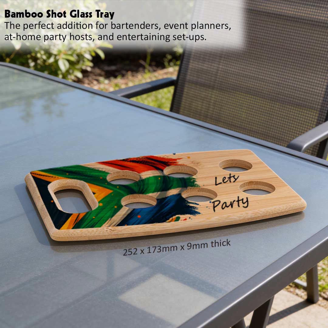 Bamboo Shot Glass Tray - Image 6a97df8cde6f495c61ad9466
