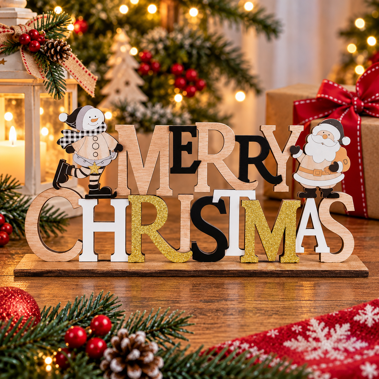 Merry Christmas Decoration Stand