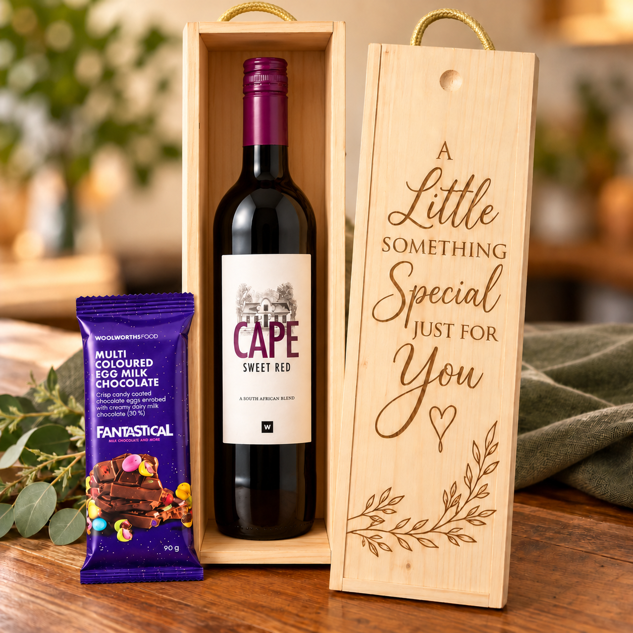 Wine & Chocolate Gift Box