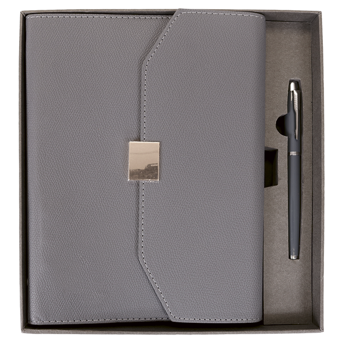 Executive Notebook And Pen In Card Folder - Image 6ad8b83b96027ec240963218