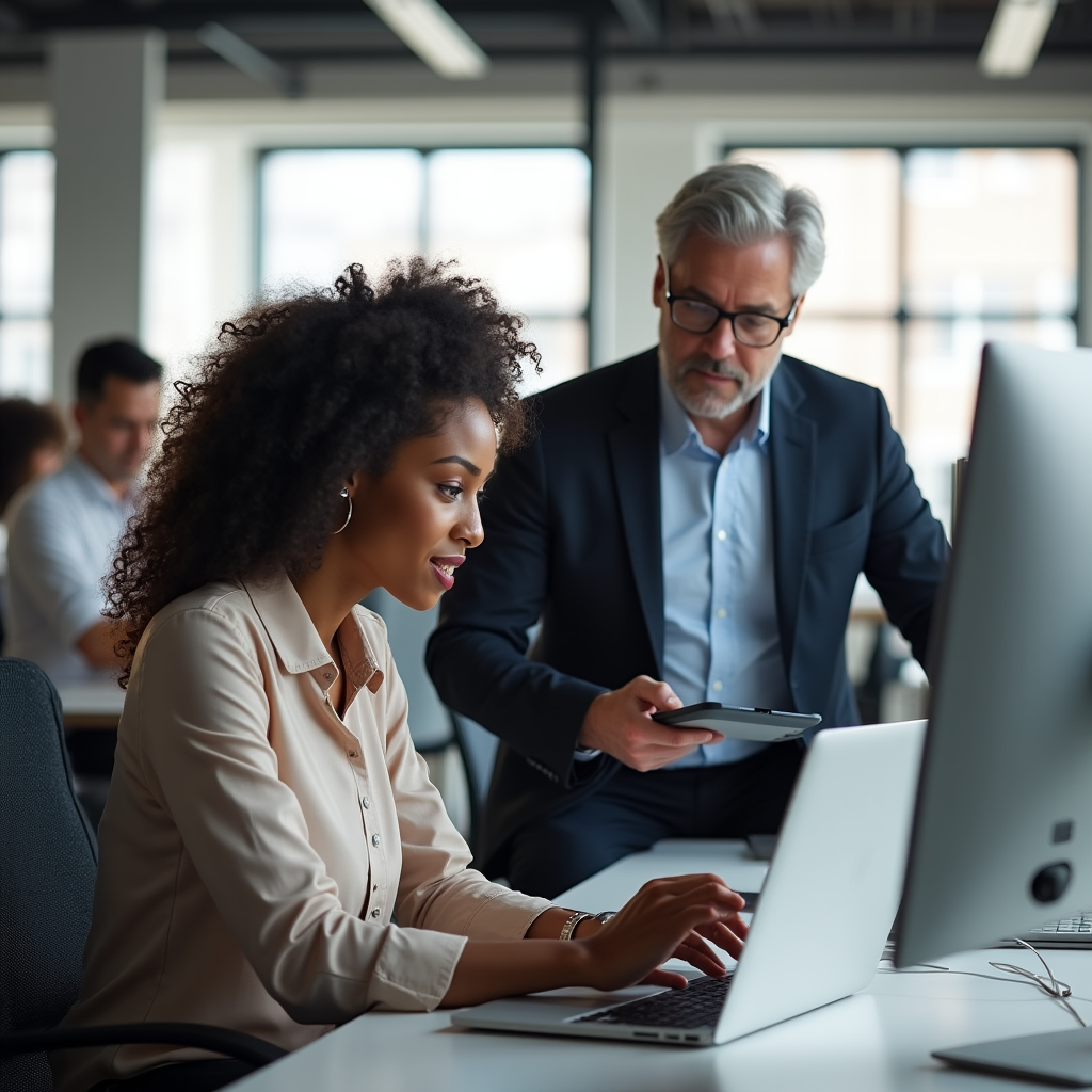 how to write a cover letter Person researching company online