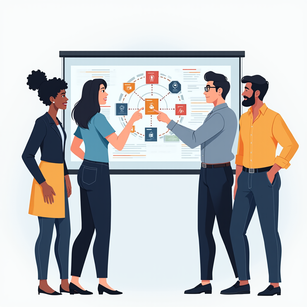 how to write a cover letter Illustration of connecting skills to company needs