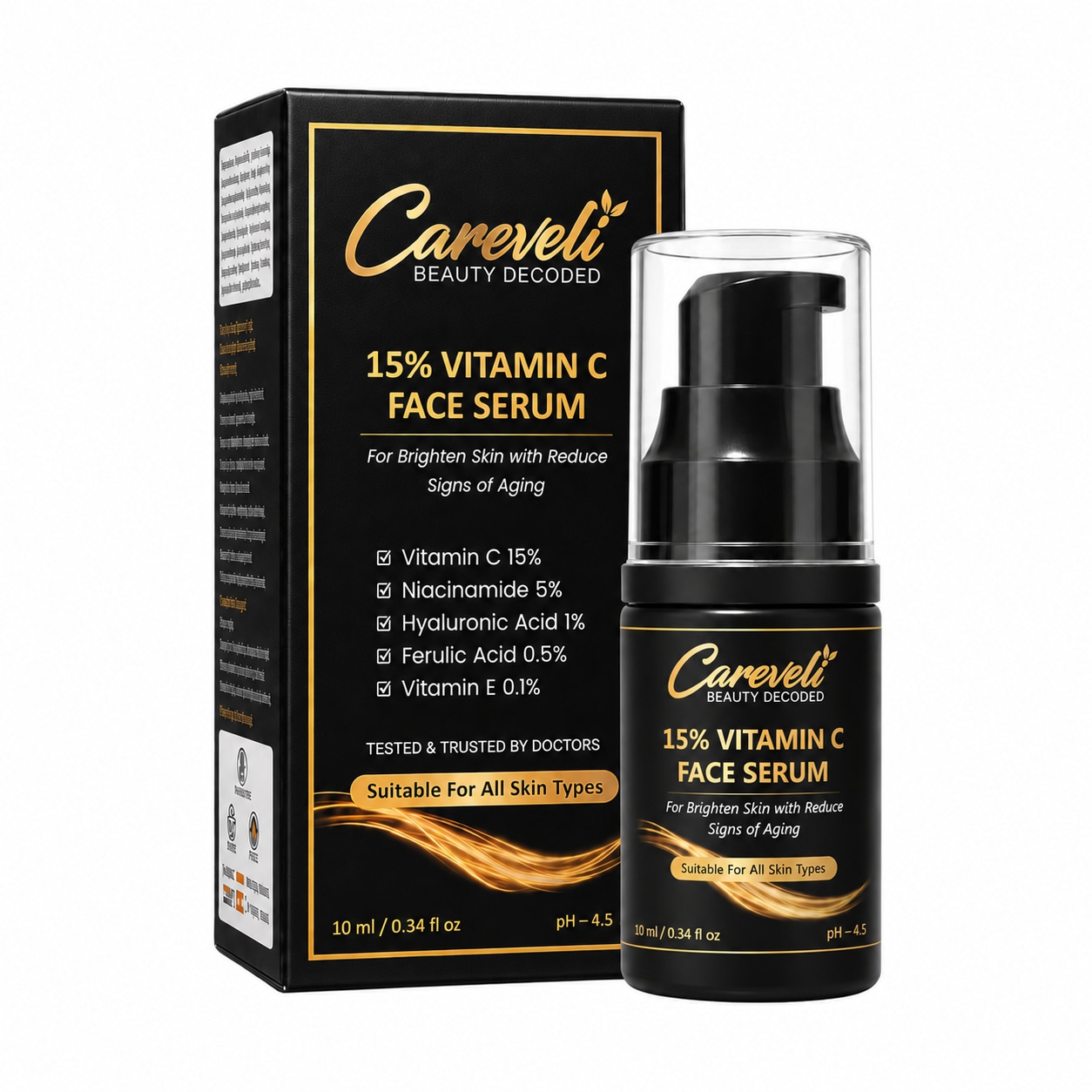 15% Vitamin C Face Serum 10ml bottle