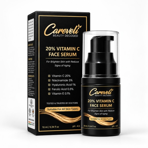20% Vitamin C Face Serum 10ml bottle and packaging