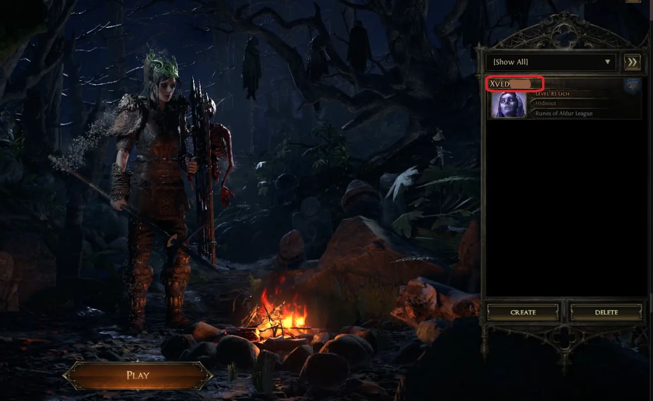 Step 2: Enter Your Character Name Complete Payment