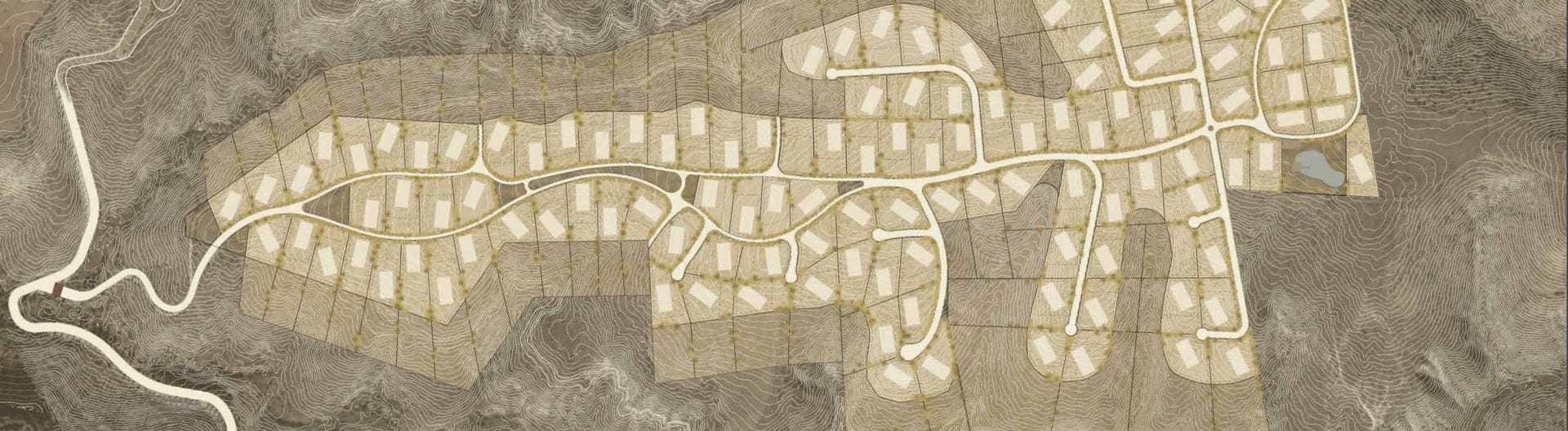 The Estates aerial view