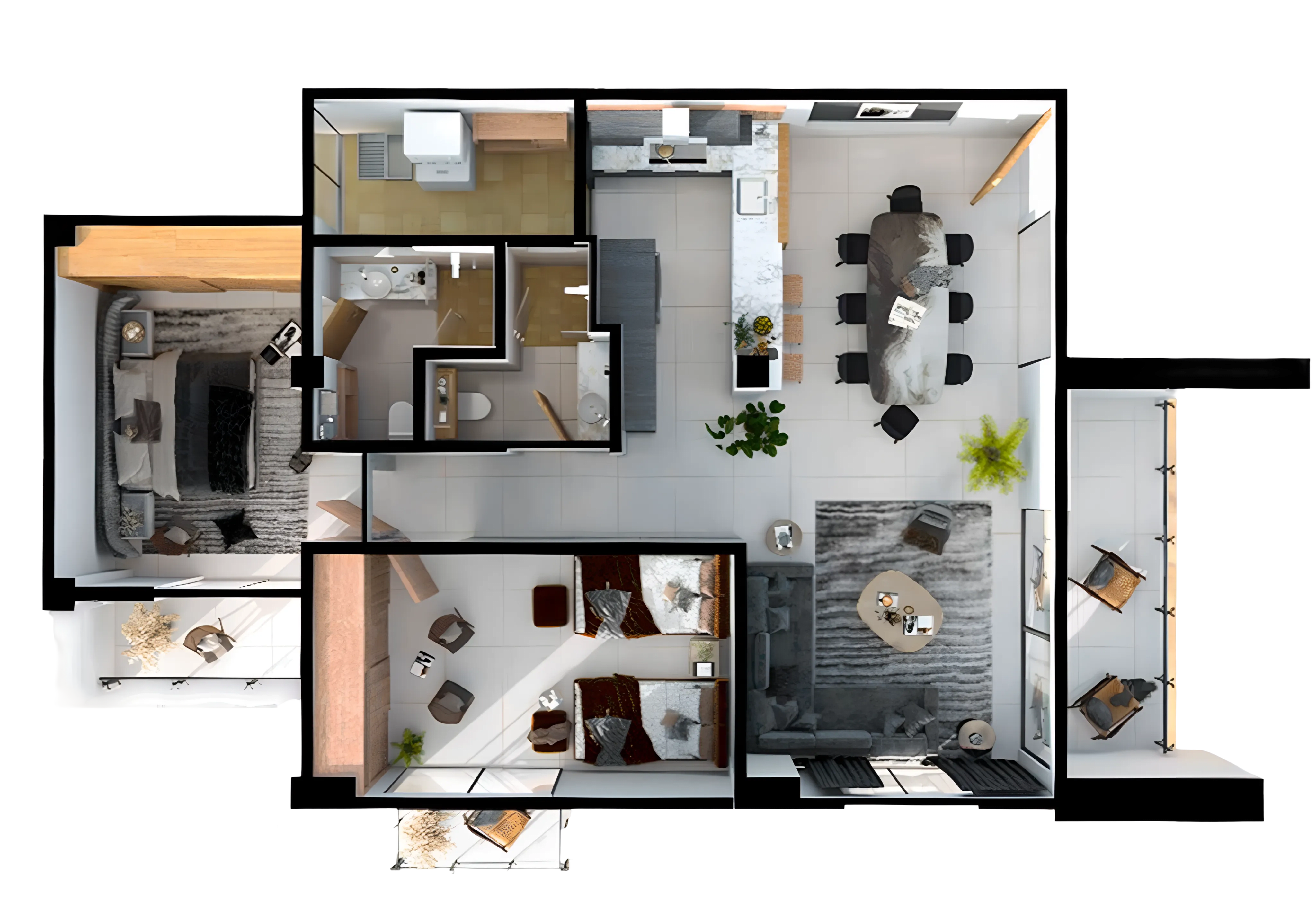 Layout A floor plan