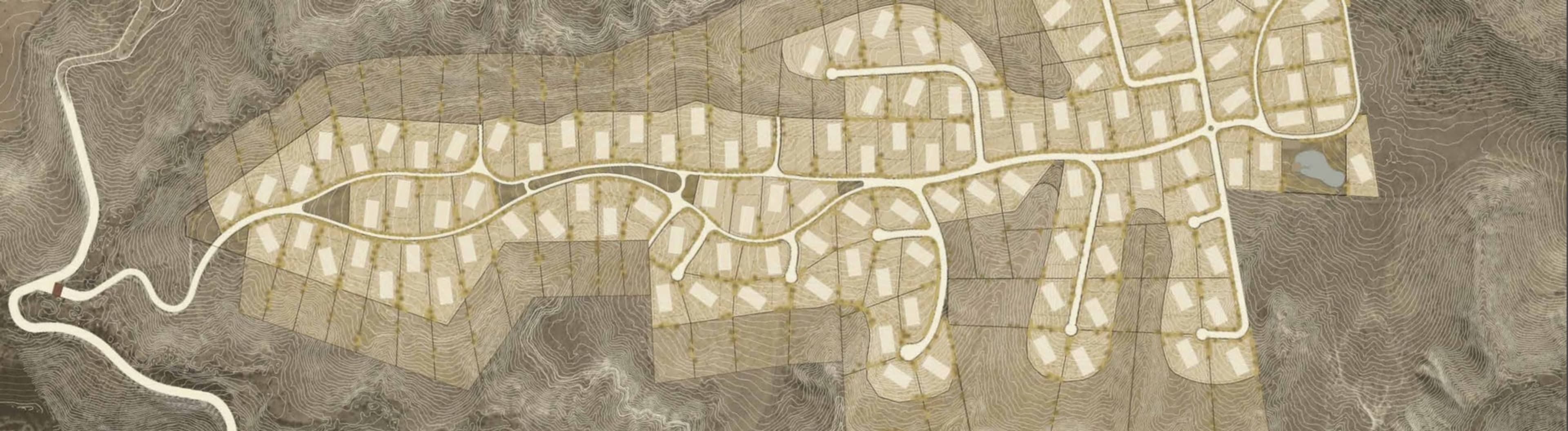 The Estates aerial view