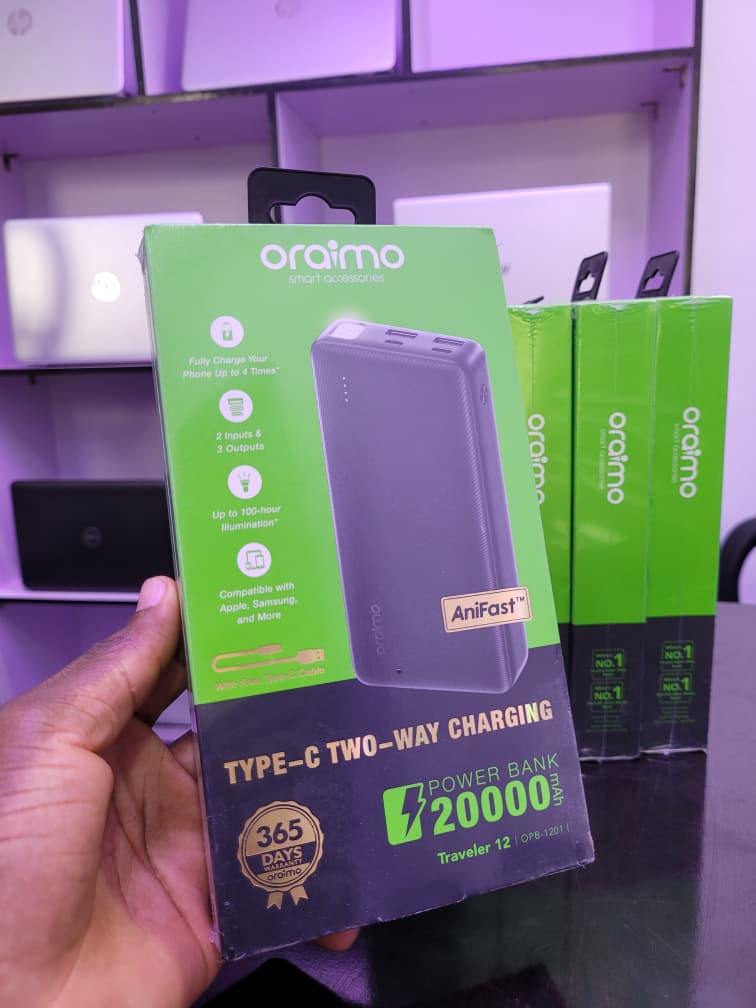 20000mAh Type C Oraimo Power bank