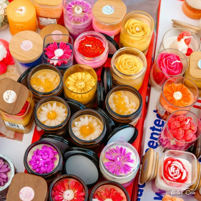 Colorful Candle Collection