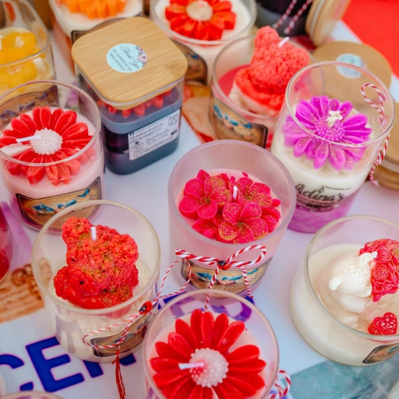 Pink & Red Candles
