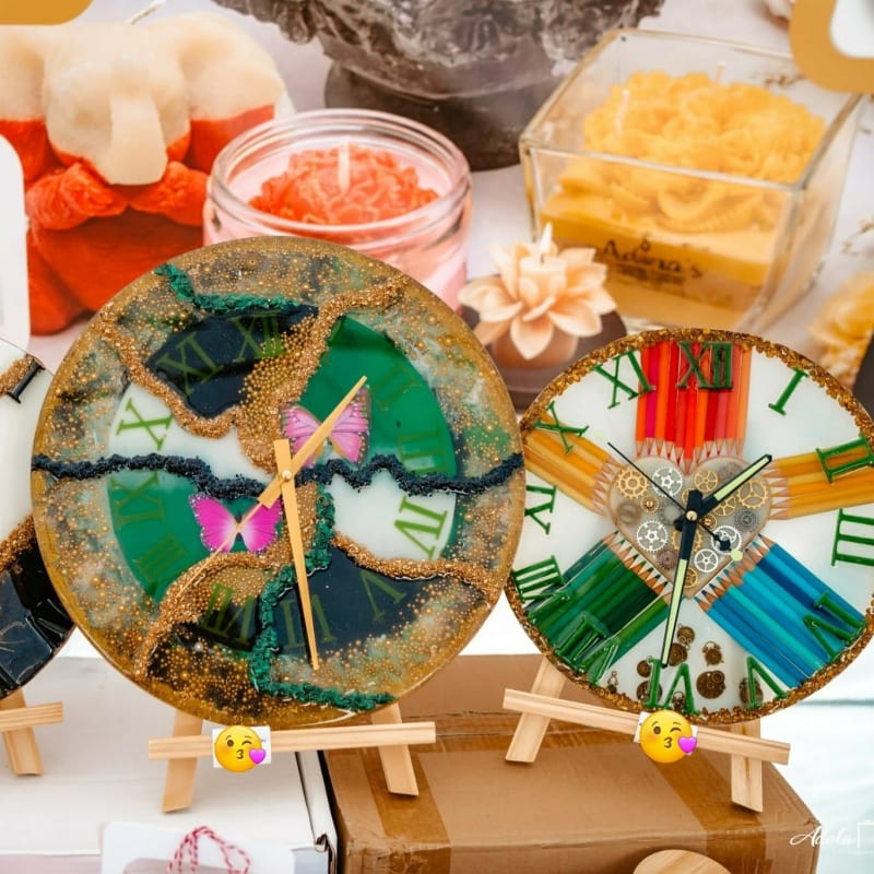 Resin Clock Designs