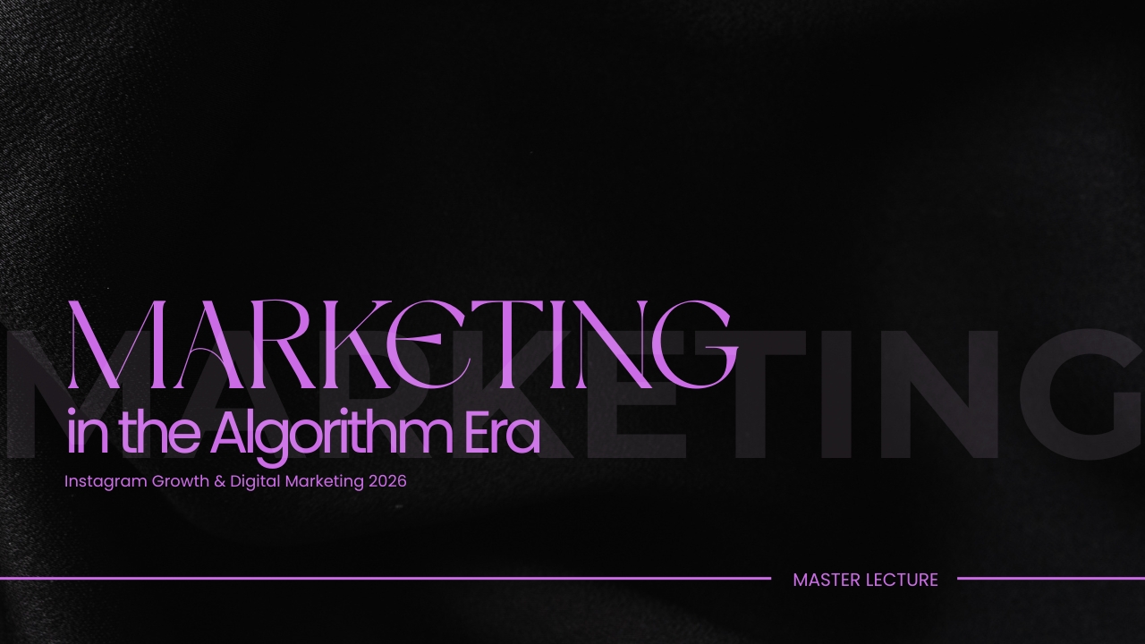 The Modern Marketing Blueprint: Strategy, Psychology, & Algorithms