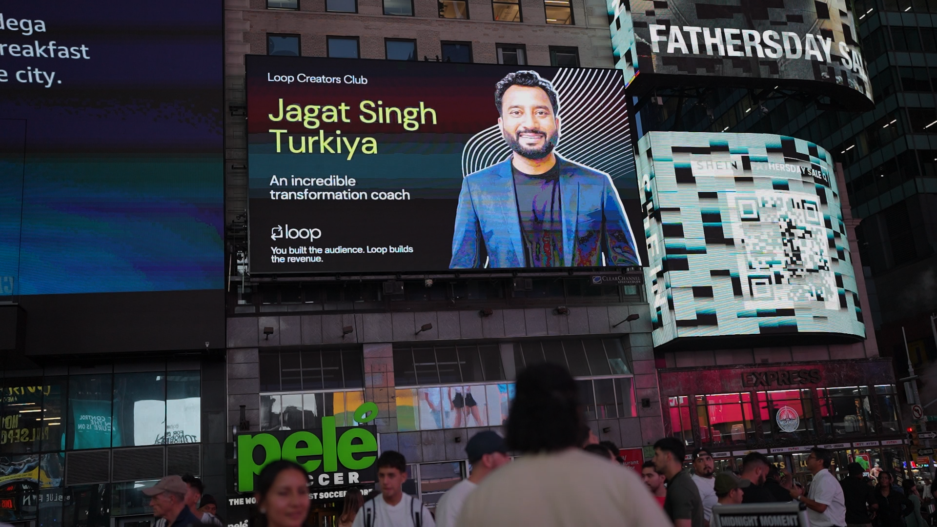 Times Square Close View