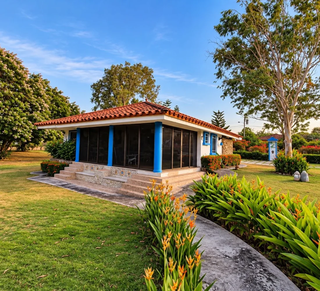 Casa en Club Ecuestre Coronado de 3 habitaciones con piscina privada — 1