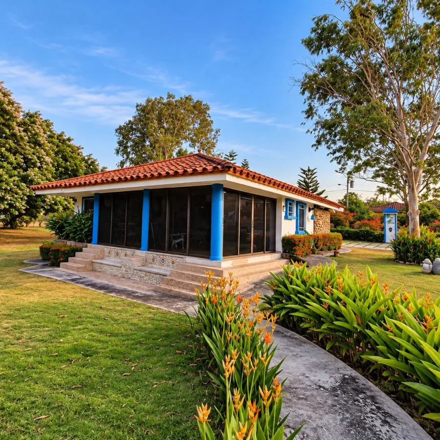 Casa en Club Ecuestre Coronado de 3 habitaciones con piscina privada — 1
