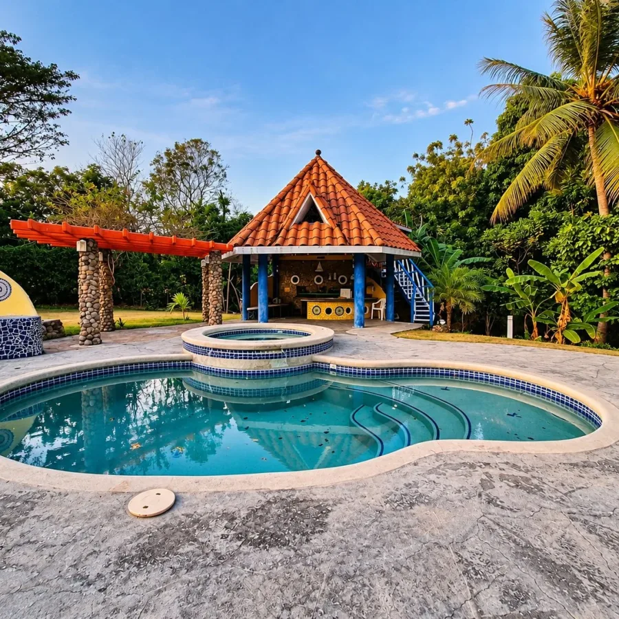 Casa en Club Ecuestre Coronado de 3 habitaciones con piscina privada — 6