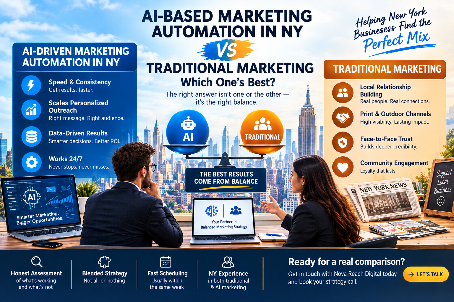 AI-Based Marketing Automation NY vs Traditional Marketing