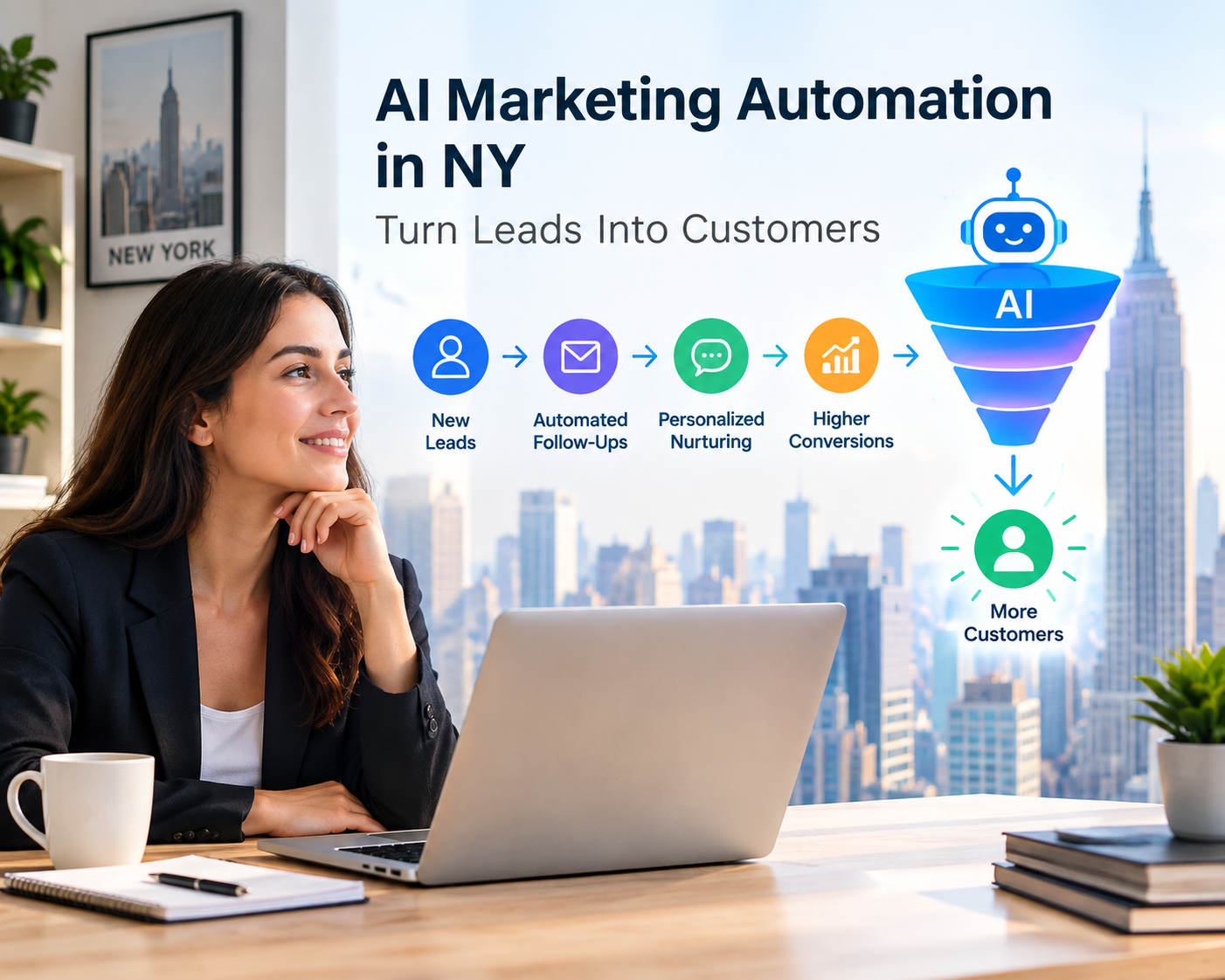 How AI Marketing Automation Helps NY Businesses Turn Leads Into Customers