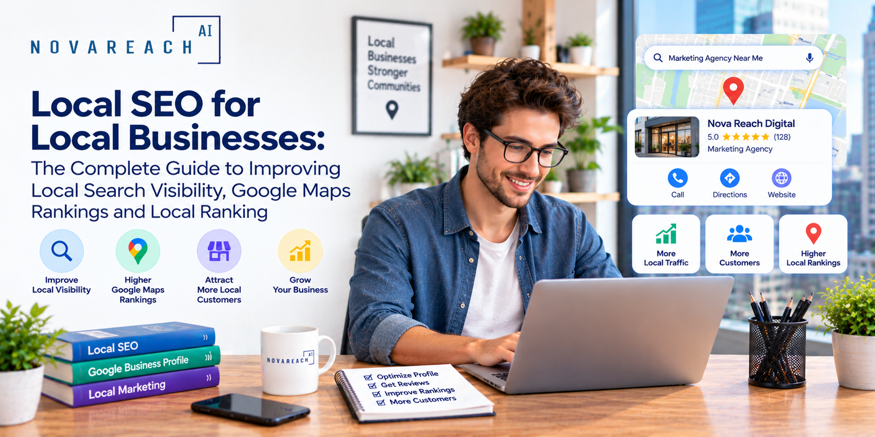 Local SEO for Local Businesses: The Complete Guide to Improving Local Search Visibility, Google Maps Rankings and Local Ranking