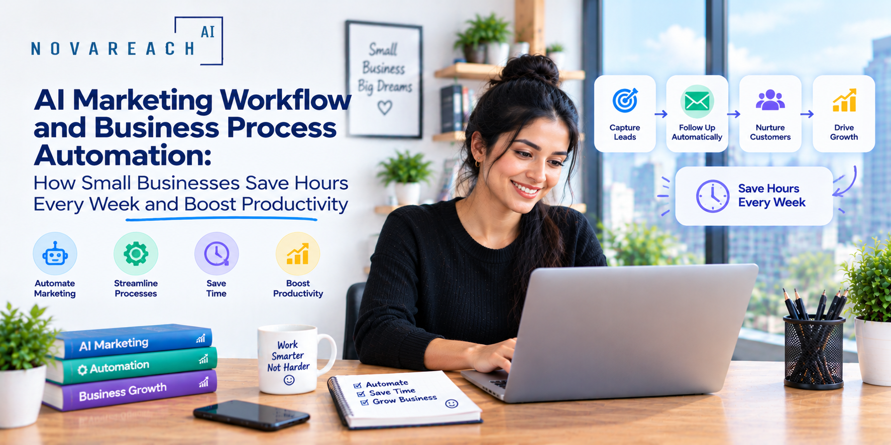 AI Marketing Workflow and Business Process Automation: How Small Businesses Save Hours Every Week and Boost Productivity