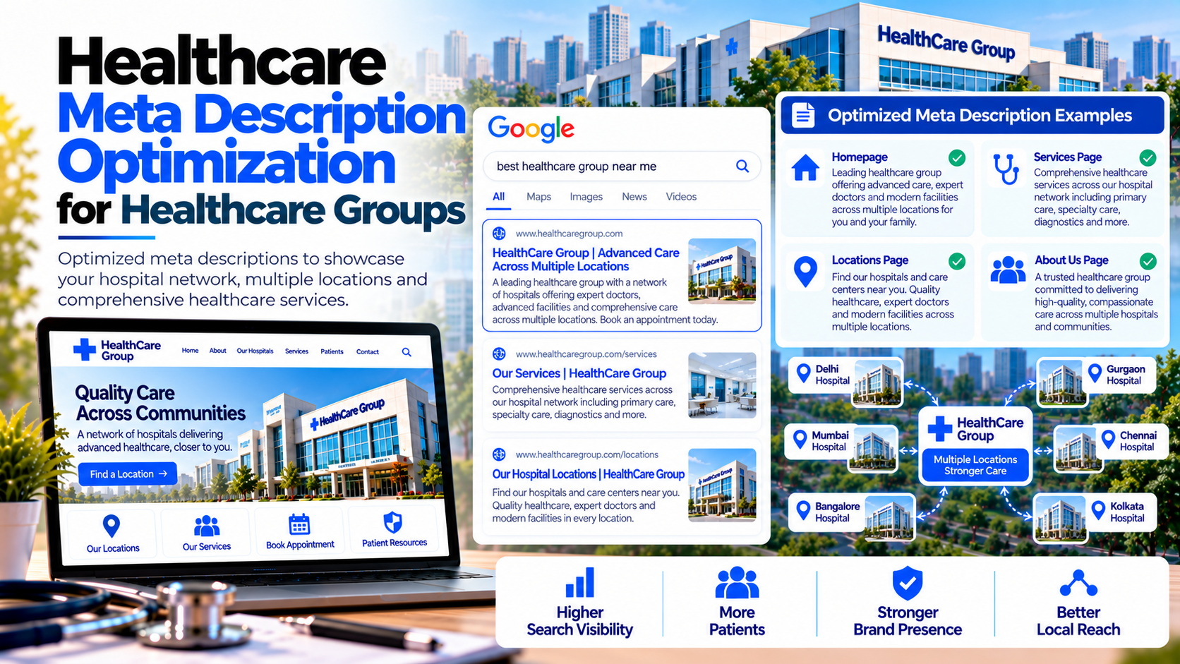 Healthcare Meta Description Optimization for Healthcare Groups