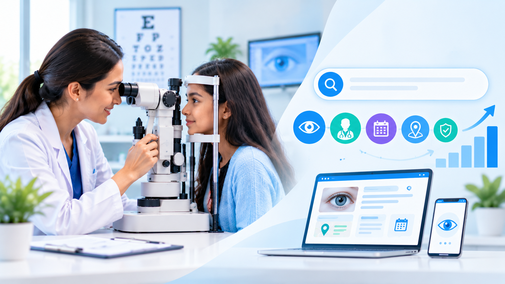Are Patients Choosing Your Eye Care Practice Before the Consultation? Reading the Vision Searches, the Five Steps and the Sample Exam Growth