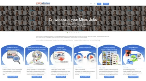 Microworkers banner